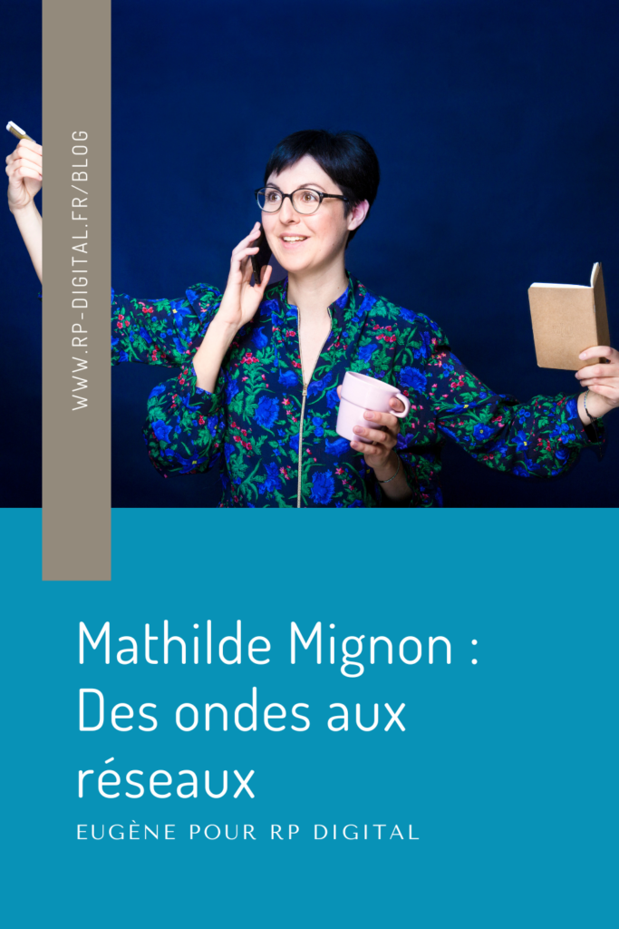 Epingle Pinterest interview Mathilde : des ondes aux réseaux